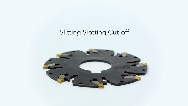 Indexable Whole Series of Slitting / Slotting / Cut-Off